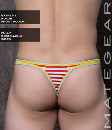 Sexy Men's Swimwear Ultra Swim Bulge Thong - Do Rum (Detachable Sides)
